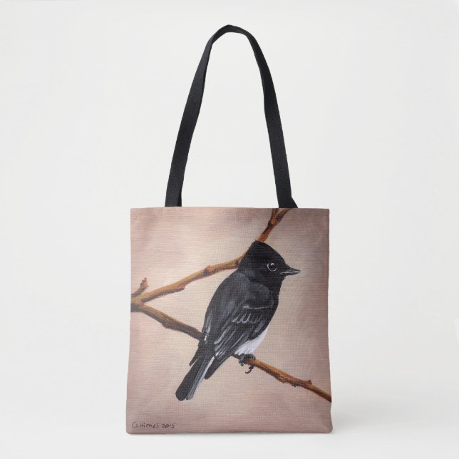 Phoebe na Bolsa Tote Marrom (Frente)