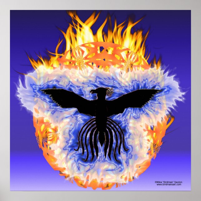 Phoenix Arisen Impressão (Frente)