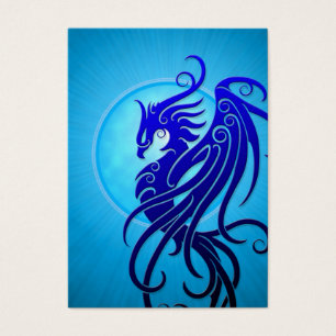Phoenix tribal azul