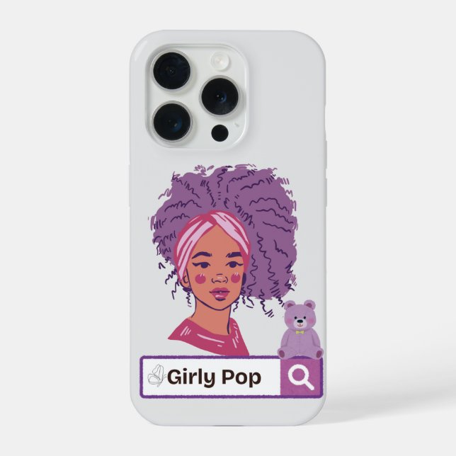 Phone Case Girly pop Teddy Bear (Verso)