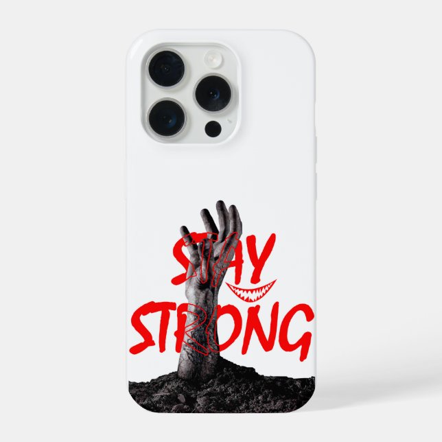 Phone Case : Stay Strong Motivational Quote Design (Verso)