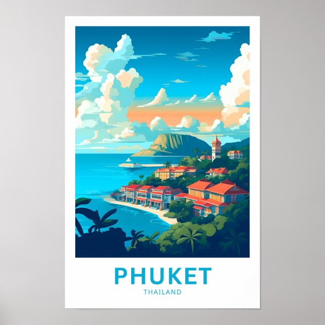 Phuket Thailand Viagem Impressão (Frente)