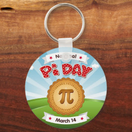 Pi Day, Comemore Matemática, Coma Pie! Chaveiro