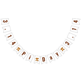 Pi Dia 3.14 Bandeiras De Bunting