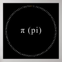 Pi, o Poster da Constante Matemática Irracional