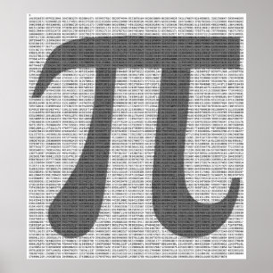 Pi para Poster de 10.000 dígitos