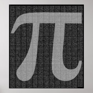 Pi para Poster de 10.000 dígitos