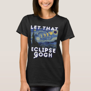 Piada comemorativa de Van Gogh da Camisa Eclipse S