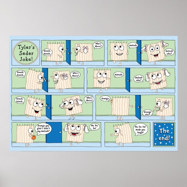 Piada Engraçado de Passover Poster de 20 x 24 Matt (Frente)