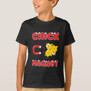 Piada páscoa - Camisa T do ímã do Pintinho