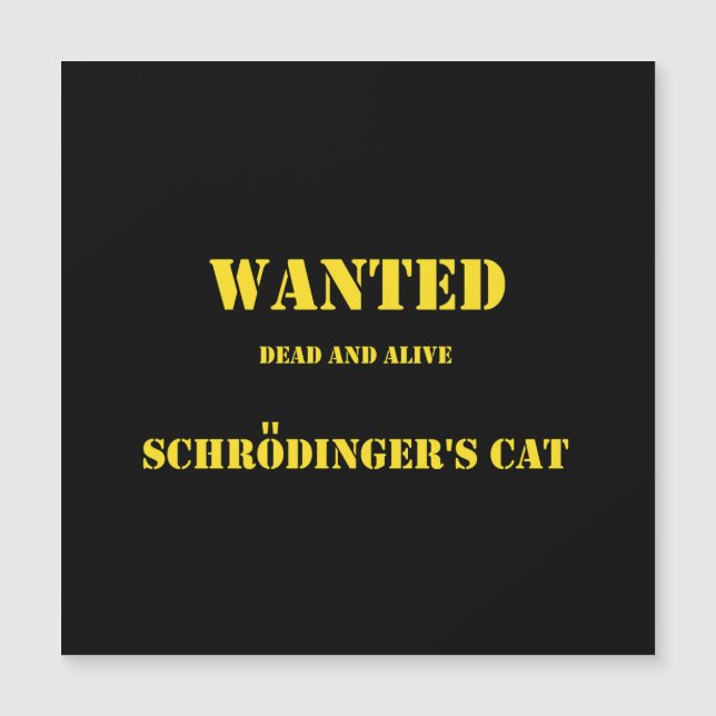 Piada Quântica Divertida: O Gato de Schrödinger à  (Frente)