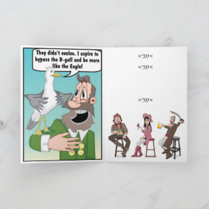 Piada SEAGULL. CARTÃO