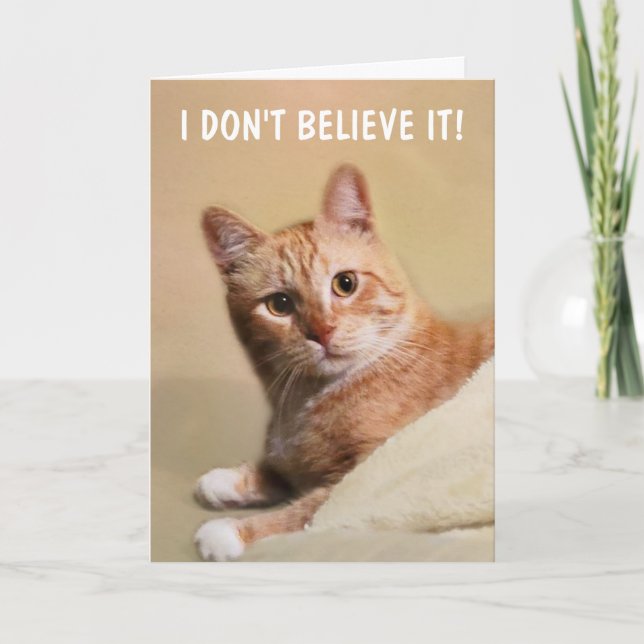 Piada Sobre O Cartão De Aniversário De Idade (Frente)