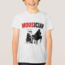 Pianista Rato Piada de Animal Engraçado