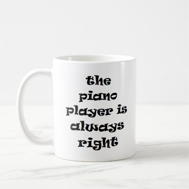 pianista sempre caneca de café certa (Esquerda)
