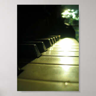 Piano 5x7 em Poster de luz solar
