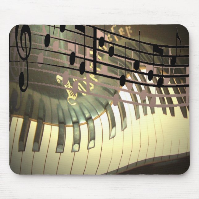 Piano abstrato Mousepad (Frente)