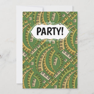 Piano Chaves Curvas Convite