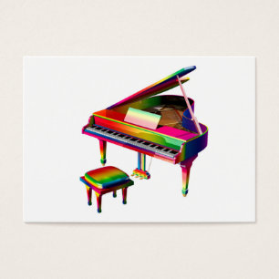 Piano Colorido Arco-Íris