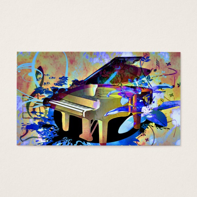 Piano de cor digital Funky (Frente)