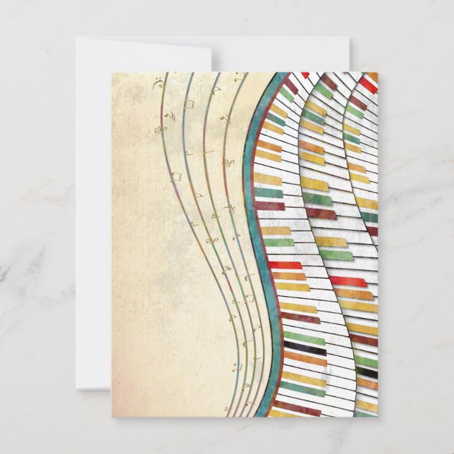 Piano de Onda Colorida Retroativa (Frente)