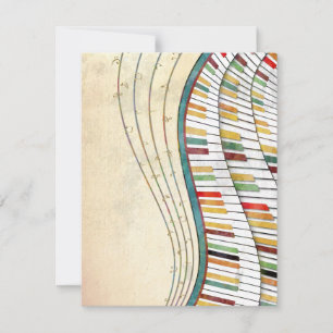 Piano de Onda Colorida Retroativa