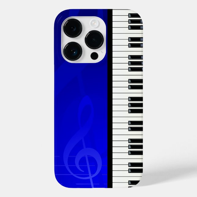 Piano Keys com efeito Azul (Verso)