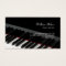 Piano Keys Music cartão de visita