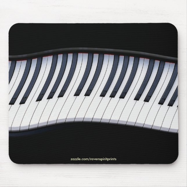 PIANO KEYS MÚSICA AMANTE Mousepad (Frente)