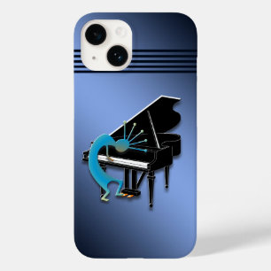 Piano Kokopelli no azul