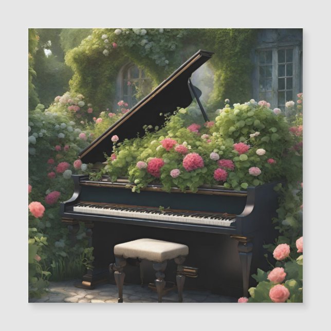 Piano na pintura do Bloom-Jardim (Frente)
