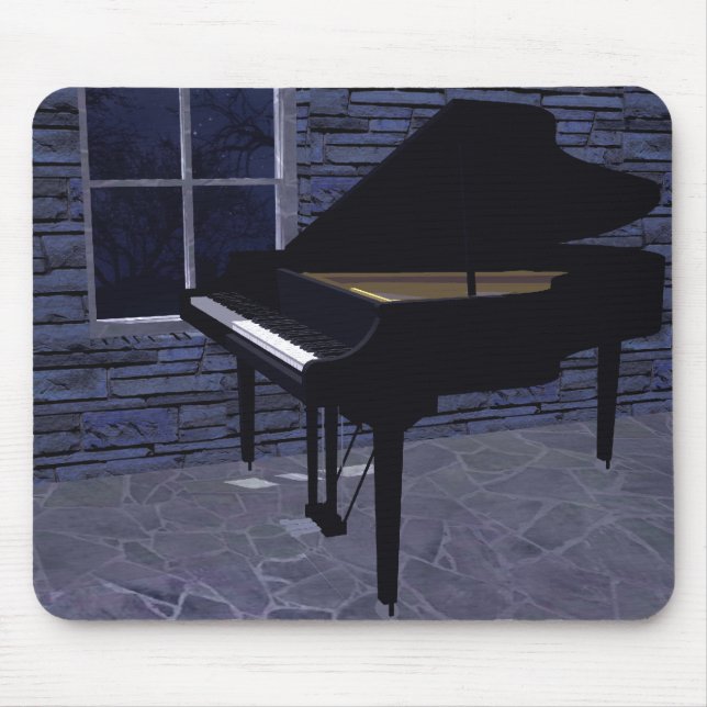 Piano pela janela: Mousepad feito sob encomenda (Frente)