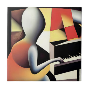 Piano Player - Arte de Pincel