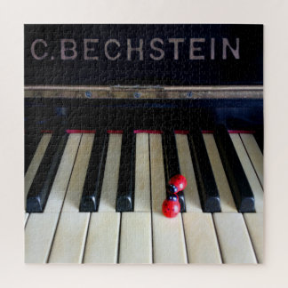 Piano - quebra-cabeça de serra de vaivém da