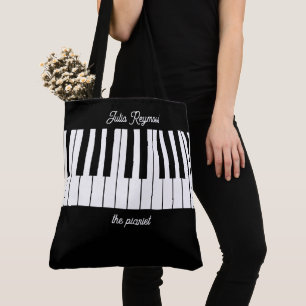 Piano Tote Bag para Pianista na moda