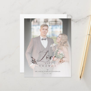 Pic de Casamento de Obrigados e Amor Elegante Bot