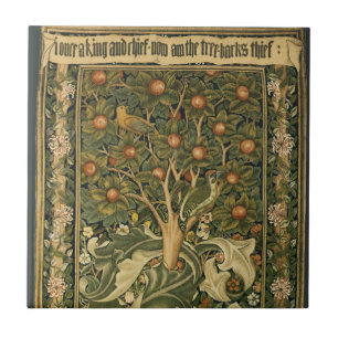 Pica-Pau de William Morris, Arte Textil Vintage