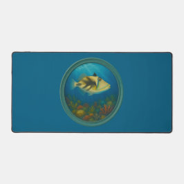 Picasso Triggerfish Ocean Blue Desk Mat