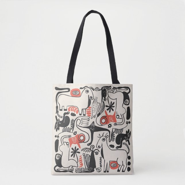 Picasso's Menagerie Tote Bag (Frente)