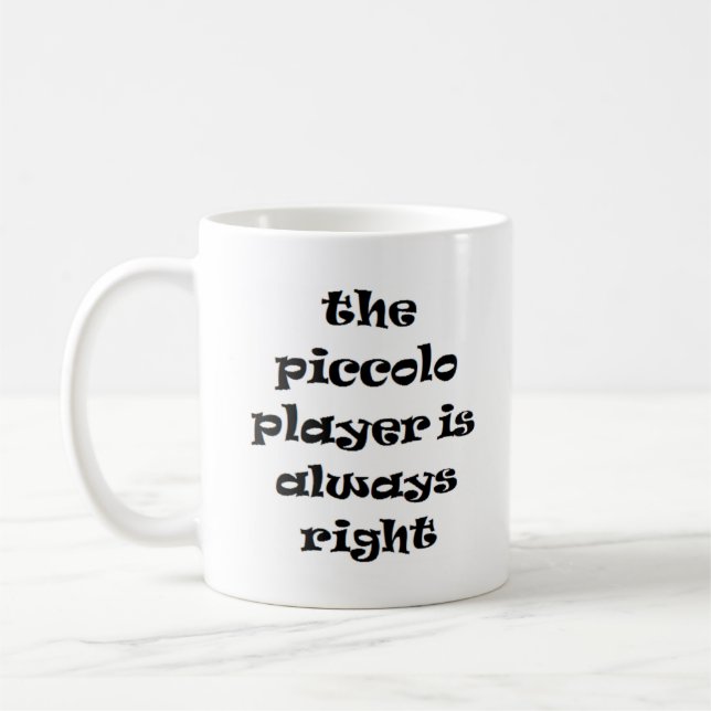 piccolo sempre acerta caneca de café (Esquerda)
