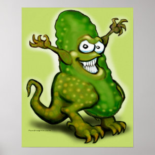 Pickle Saurus Rex Poster