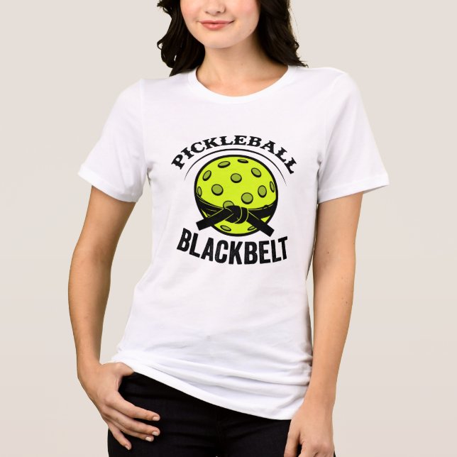 Pickleball Blackbelt - Mestre de Pickleball Engraç (Frente)