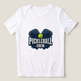 Pickleball Crew Shirt – Vintage Pickleball Team Ba
