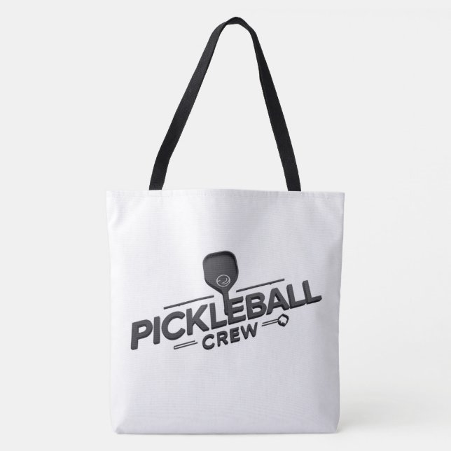 Pickleball Crew Tote Bag – Pickleball Player Shoul (Frente)