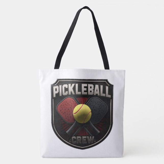 Pickleball Crew Tote Bag – Pickleball Player Shoul (Frente)
