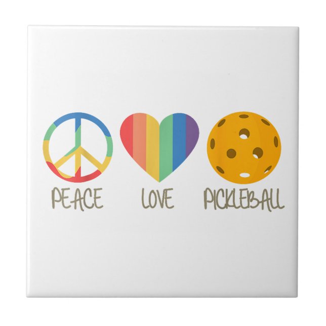 Pickleball de Paz e Amor (Frente)