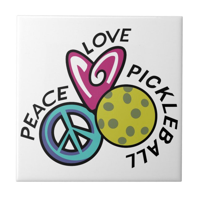 Pickleball de Paz e Amor (Frente)