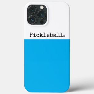 PICKLEBALL Diversão Brilhante Sky Azul Branco