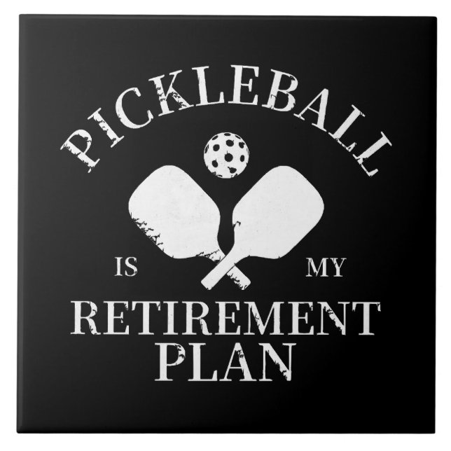 pickleball é meu plano de aposentadoria (Frente)