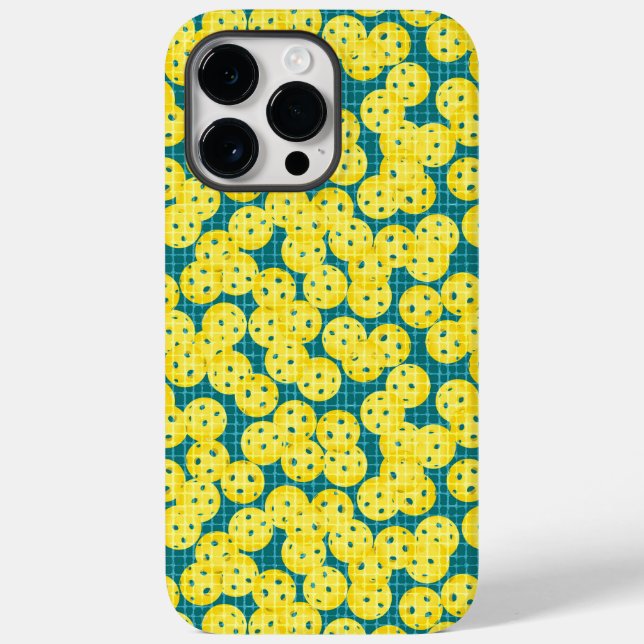 Pickleball é Vida - Amarelo sobre Turquesa (Verso)